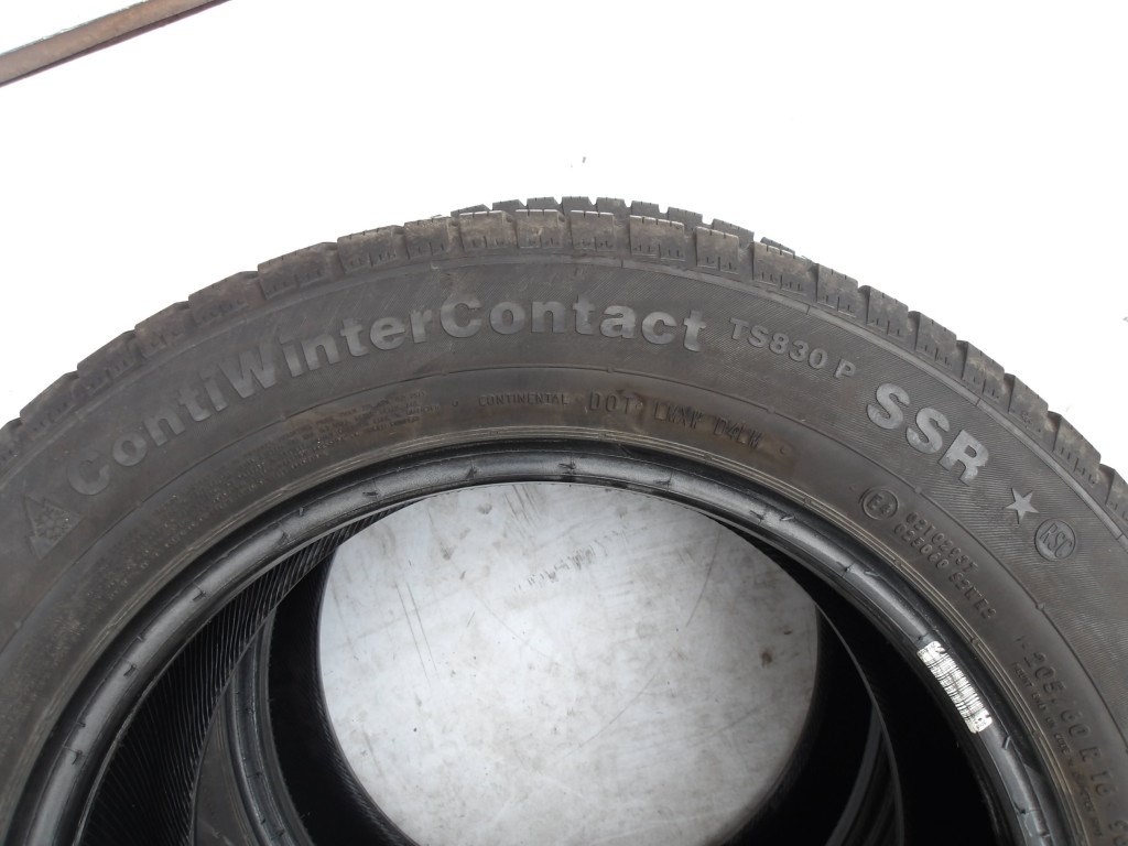 (2DB ÁR/DB)[GYÁRI BONTOTT] CONTINENTAL - CONTIWINTERCONTACT TS830P SSR téli gumi ('*'; RSC) | 205/60R16 96H | DOT 0918 5.05MM 2. kép
